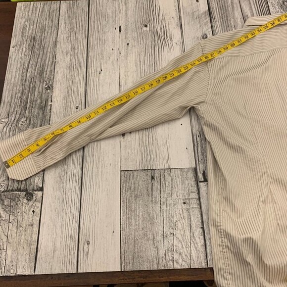 Eton Ganghester 1928 Contemporary Fit Striped Dress Shirt - Picture 11 of 11